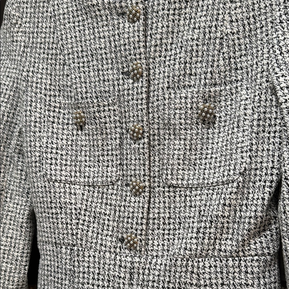 Alice + Olivia Tweed Jumpsuit - Picture 4 of 7